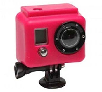 XSories Housse en Silicone Rose pour GoPro