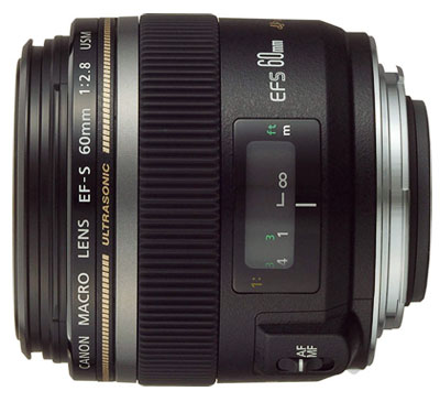Objectif reflex Canon EF-S 60 mm f/2.8 Macro USM