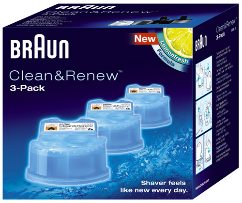 5€49 sur Braun Pack de 3 recharges de liquide nettoyant pour système Clean  & Renew - CCR3 - Achat & prix | fnac