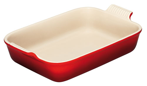 Le Creuset - 91004732060100 - Plat à gratin familial - Cerise - 37 cm