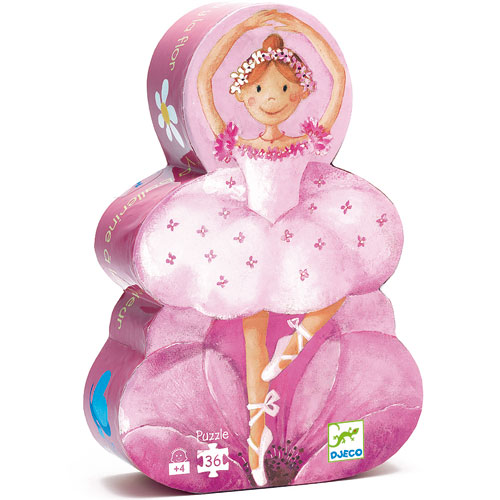 Djeco - Dj07227 - Puzzle - Ballerine Silhouette
