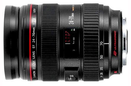 Canon EF USM 24 - 70 mm f/2.8 série L