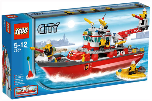 LEGO City 7207 Le bateau des pompiers Lego Achat prix fnac