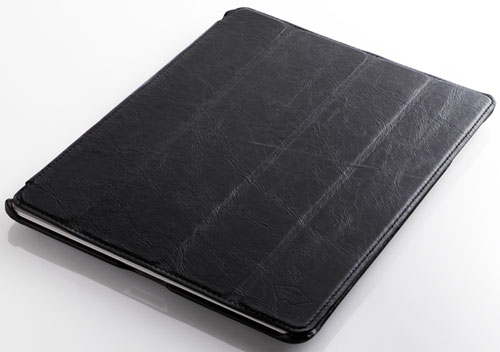 Mosaic Theory Etui Support cuir Skin Touch pour iPad - Noir