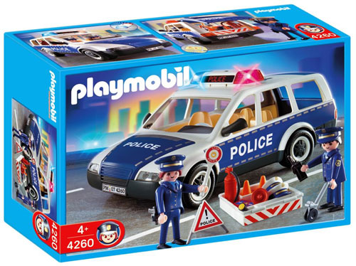 Playmobil 4260 Voiture de police et patrouille - Playmobil - Achat