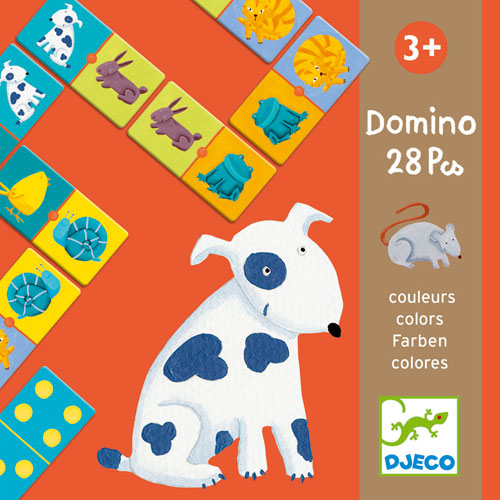 Djeco - Domino Animaux Couleurs