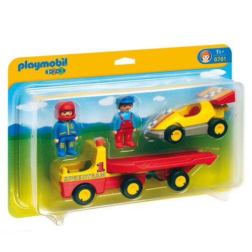 Playmobil 6761 Voiture de course avec camion de transport