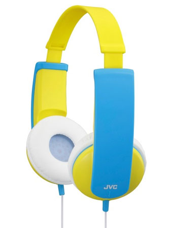 Casque  JVC HA-KD5 jaune et bleu