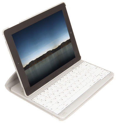 Urban Keyboard Sleeve - Toetsenbord en foliobehuizing - Bluetooth grijs behuizing - voor Apple iPad (3de generatie); iPad 2