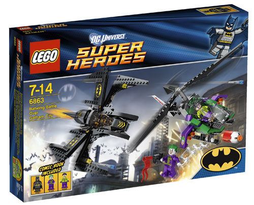 Lego Lego® Super Heroes Dc 6863 La Bataille En Batwing Audessus De Gotham City