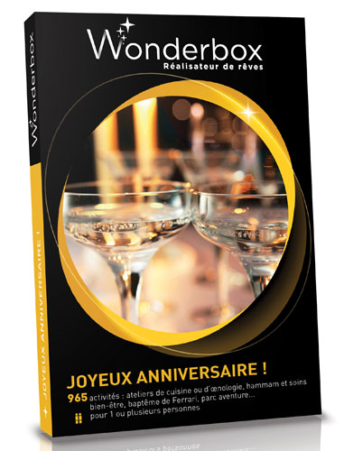 Wonderbox Coffret Joyeux Anniversaire Coffret Cadeau Achat Prix Fnac