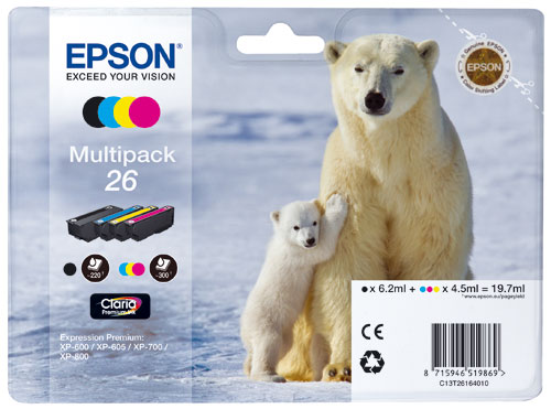 Pack de Cartouche d'encre Epson Pack Ours Polaire