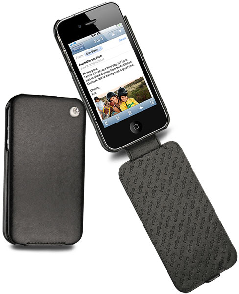 Norêve Housse cuir Tradition pour iPhone 4