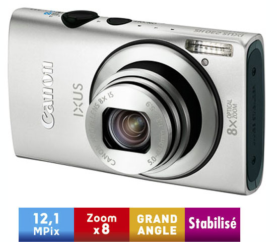 Canon Digital Ixus 230 Hs Argent