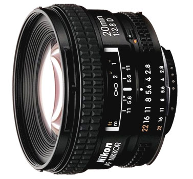 Objectif reflex Nikon AF 20mm f/2,8 D Noir - Focale fixe - Achat & prix ...