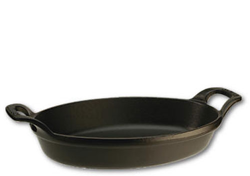 Staub - 1303323 - Plat Ovale Empilable - Fonte - Noir - 32 cm