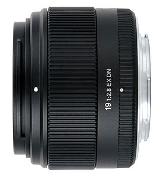 Sigma DN EX 19 mm f/2.8, Monture micro 4:3 Olympus / Panasonic