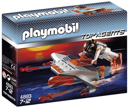 Playmobil - 4883 - Jeu De Construction - Plongeur Torpille *