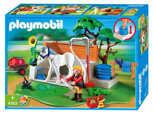 Playmobil 4193 Box de lavage pour chevaux