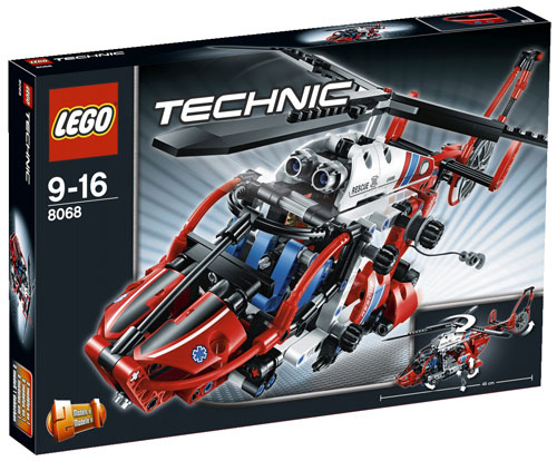 Lego® Technic 8068 'hélicoptère De Secours - vue 2