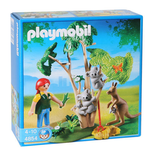 Playmobil - 4854 - Jeu De Construction - Arbre À Koalas Et Kangourous