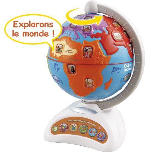 Vtech Mon Premier Globe Interactif Globe Terrestre Enfant Fnac Belgique