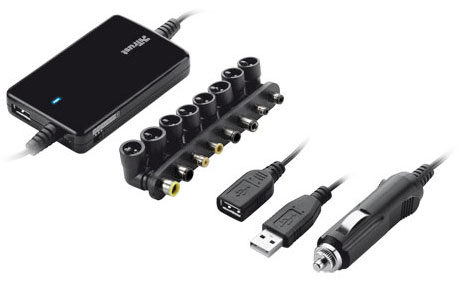 Trust Ultraslim Notebook Power Adapter 70W - Car - netspanningsadapter - wagen - 70 Watt