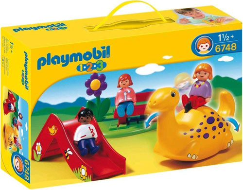 PLAYMOBIL 6748 - Enfants et aire de jeux - Playmobil - Achat
