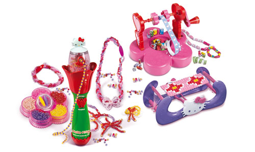 Boîte à Bijoux Hello Kitty à 3 Tiroirs - Avec 7 Accessoires, En Bois, Occasion (2012)
