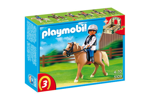 Playmobil 5109 Cheval Haflinger Et Écuyère