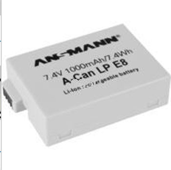 Ansmann batterie Canon LP-E8