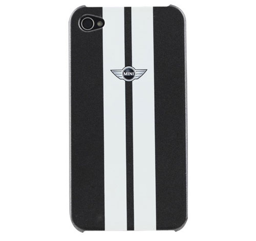 MINI COVER RACING BLACK IPHONE 4/4S