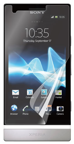Muvit Lot de 2 Protections d'écran pour Sony Ericsson Xperia P - Brillantes