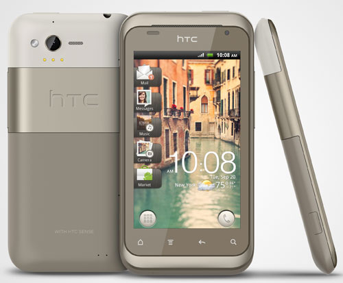 HTC Rhyme - 3G smartphone - RAM 768 Mo / Mémoire interne 4 Go - microSD slot - Écran LCD - 3.7\