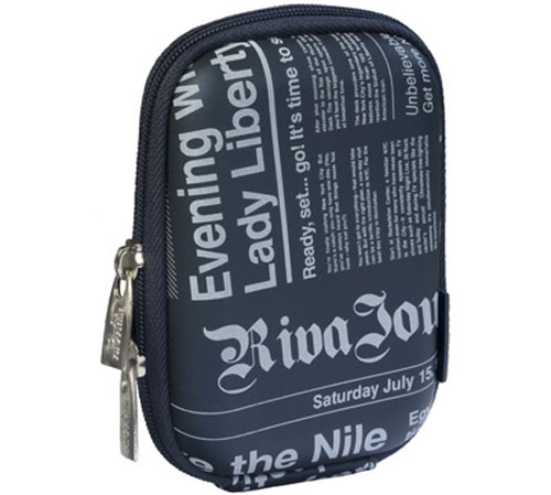 Etui Riva Case Newspaper Noir métal