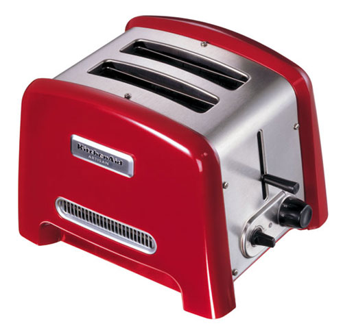 Grille-pain KitchenAid rouge : style et efficacité en cuisine