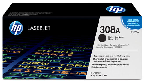 Toner HP LaserJet 308A (Q2670A) - Noir