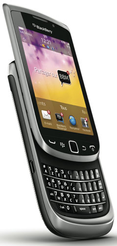 BlackBerry Torch 9810 - 3G smartphone BlackBerry - RAM 768 Mo / 8 Go - microSD slot - Écran LCD - 3.15\