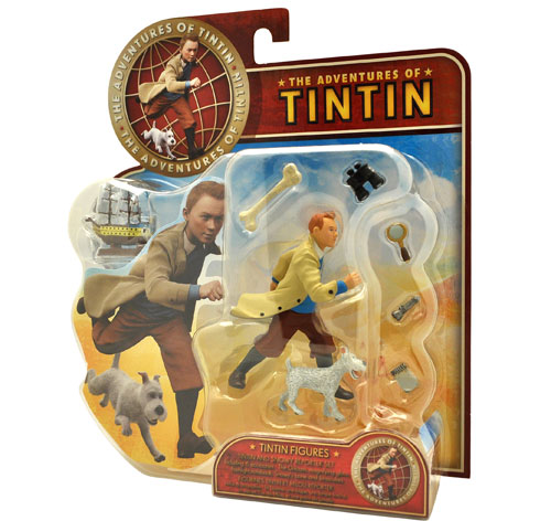 FIGURINE TINTIN ET MILOU + ACCESSOIRES
