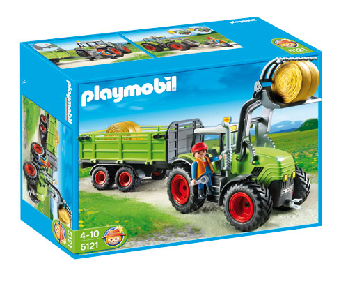 Agriculteur avec tracteur 4143 PLAYMOBIL : la boîte à Prix Carrefour