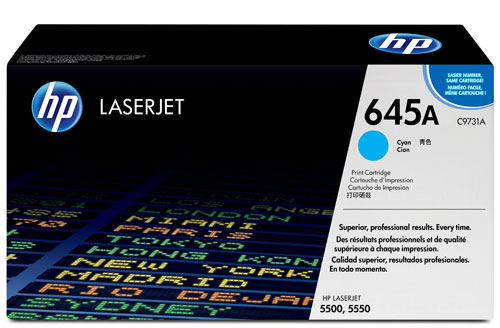 Toner HP LaserJet 645A (C9731A) - Cyan