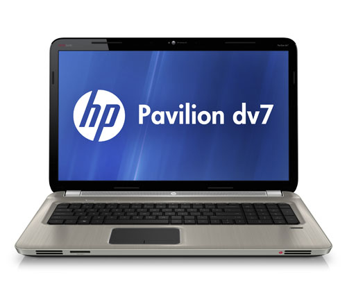 PC portable HP Pavilion dv7-7065ef noir, finition métallique (B6G43EA