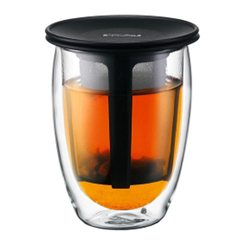 Bodum Tea For One K11153-01 Set Verre 0,35 L Noir