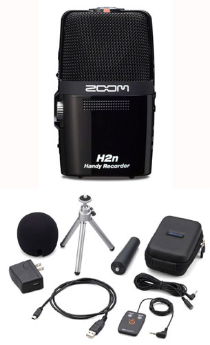 Zoom Enregistreur portable H2n - 2 pistes stéréo + Pack d'accessoires APH-2n