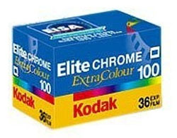 【Kodak】ELITE CHROME Extra Color【９個】 Pellicule-Kodak-Elite-Chrome-