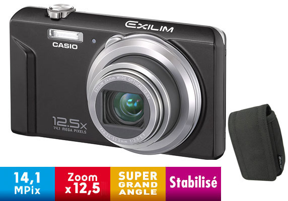 Casio Exilim EX- ZS100 Noir + Etui - Appareil photo compact