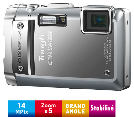 Olympus Tg-810 Argent (Etanche -10 M)