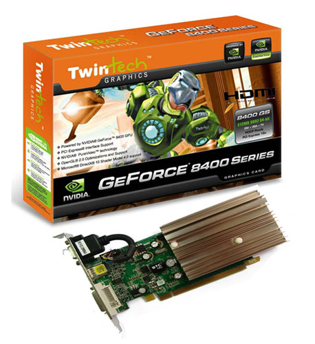 Twintech GeForce 8400 GS 512 MB DDR3 Carte graphique Achat prix fnac