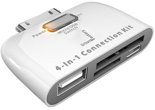 Urban Factory Connection Kit for iPad - lecteur de carte - connecteur Apple Dock