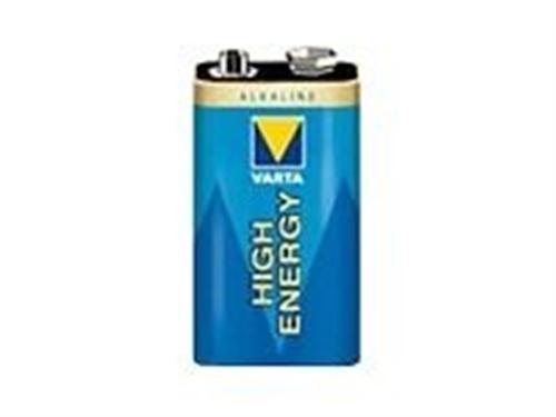 Varta High Energy - Batterie 9V - Alcaline - 550 mAh